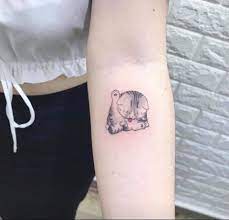 Hình xăm mini la bàn và chú chim có ý nghĩa: Má»™t Vai Hinh XÄƒm Nhá» Cute Cho Tatoo Daruma Hoang SÆ¡n Facebook