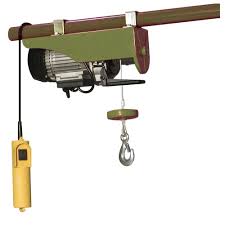 Buffalo Tools 440 Lb Electric Cable Hoist With Wired Control Switch Garage Hoist Hoist The Home Depot