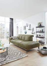 Trendfarbe Oliv Grun Mobel Sofa Wohnzimmer Umgestalten Sofa