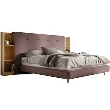 Sie können aus zahlreichen formen, höhen und farben wählen. Schlaraffia Boxspringbett Classic Buddy Holly Mit Integrierten Regalen In Eiche Furniert Obermatratze Air Boxspring Bettfusse Aus Holz Eiche Schrag