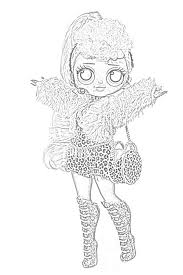 Watch a picture of lol doll comes to l. O M G Dolls Coloring Pages Novocom Top