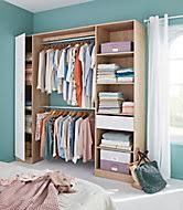 Kit Dressing Marron Dressing Amenagement De Placard Castorama Fr