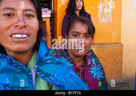 Indigeni donne Maya, San Cristobal de las Casas, Chiapas, Messico Foto  stock