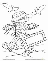 Maybe you would like to learn more about one of these? Mummy Worksheet Education Com Halloween Coloring Halloween Coloring Pages Cute Halloween Coloring Pages