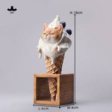 Kitty Cone Figurine