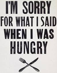 I Am Sorry For What I Said When I Was Hungry Sign Sale The Original 9x12 Letterpress Hangry Print I M Sorry For What I Said When I Was Hungry Words Prints Break Room Sayings