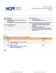 Ngpf compare auto loans answer key. The Fine Print Reading The Fine Print Of Your Checking Account Tpt