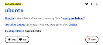 Almost everyone has used urban dictionary at some point or another to look up the meaning of a slang word or phrase. Urban Dictionary Entry For Ubuntu Brian Carnell Com