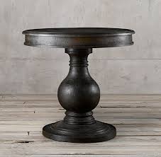 36 Round 33 H Vintage Foyer Pedestal Table Pedestal Table Round Foyer Table Foyer Decorating
