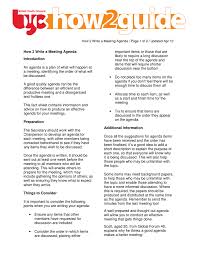 Meetingbooster has an agenda writing module that allows you to easily to enter your topics and the respective time for the topics. How 2 Write A Meeting Agenda Introduction An Agenda Is A Plan Of