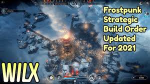 ~7 build 2 gathering post near wood piles and steel piles ~7 build 1 workshop and road ~7 workers to wood piles and 1 steam coal pile, leave 45 for sbuilding ~9 man gathering posts ~9 build workshop ~11 man all possible workshops ~11 research sawmill ~12 build workshoop ~13 man all possible workshops ~13 build cookhouse east ~16 research docks 2021 Strategic Build Order Frostpunk New Home Youtube