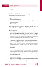 ÀREA DE PRESIDÈNCIA CAPÍTOL I - Ajuntament de Tarragona