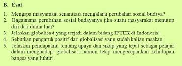 Mengerjakan Pr Mengapa Masyarakat Senantiasa Mengalami Perubahan Sosial Budaya