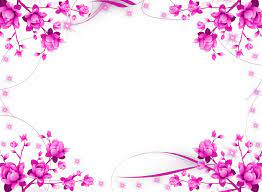 Pink Floral Border Png Image Transparent Purple Flower Frame Png 1280x939 Flower Frame Flower Border Flower Picture Frames