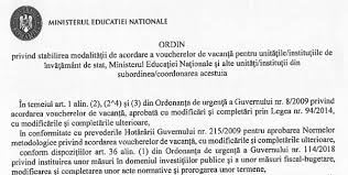 Vacanta de primavara va fi prelungita! S A Emis Ordinul Privind Modalitatea De Acordare A Voucherelor De VacanÈ›Äƒ AlianÅ£a Sindicatelor Din InvÄƒÅ£Äƒmant Suceava