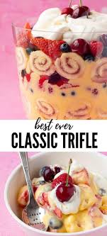 Best Ever Trifle So Easy Sweetest Menu Recipe Trifle Recipe Christmas Trifle Recipes Baked Dessert Recipes