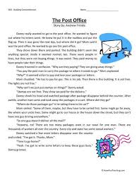 Reading Comprehension Worksheet The Post Office Reading Comprehension Worksheets Teaching Reading Comprehension Reading Comprehension
