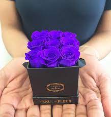 Le Mini Square Lasts One Year White Box With Pink Roses Beautiful Bouquet Of Flowers Flower Boxes Oasis Floral Foam Shapes