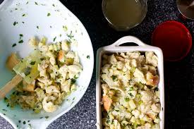 Traditional thanksgiving dinner sides with a hot twist you can chop up the bird's gizzards, after roasting or boiling, and use it in the stuffing. Apple Herb Stuffing For All Seasons Smitten Kitchen