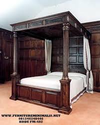 Motif Kamar Tidur Murah Konsep Kanopi Terbaru Minimalis Mewah Kayu Jati Terbaru Furniture Jepara Kualitas Tempat Tidur Penganti Bed Bed Design Four Poster Bed