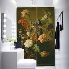 bloemenvaas 1 deur behangen ikea pax bloemenvazen