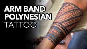 Ii ★★★ bracelets of polynesian style inked by dmitry babakhin beautiful modern polynesian armband tattoo showing typical symbolism from ancient tatau: Tattoo Time Lapse Arm Band Tattoo Polynesian Tribal Youtube