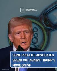 President Donald Trump recently signed an executive order that would make  in vitro fertilization more accessible to those who need them, however, not  all pro-life activists are enthusiastic about the move and