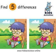 Find out how many differences are there between these two pictures. Spot 5 Differences Between Two Pictures Printable Kids Activities