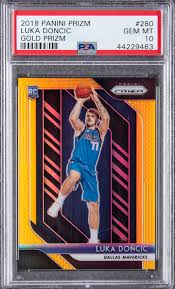 Mar 03, 2021 · there's an autograph and memorabilia card in each box plus a massive 60 combined inserts and parallels. Luka Doncic Gold Prizm Rookie Card Sells For 800k Boardroom