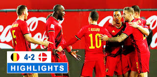 B) including video replays, lineups, stats and fan opinion. Belgium Vs Denmark Highlights