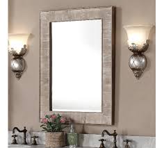 Diy rustic bathroom mirror from an ornate thrift store mirror. 26 Inches Rectangular Rustic Bathroom Mirror