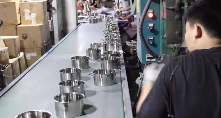 Precision manufacturing and quality control at Raj Metal Industries, AI generated