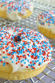 Dip the donut, top side down, into the icing. Homemade Baked Donuts Wonkywonderful Homemade Baked Donuts Glaze For Cake Dessert Recipes