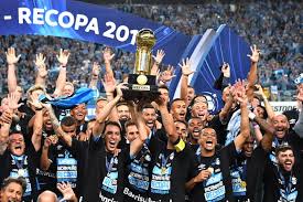 Resultado de imagem para gremio campeão da recopa