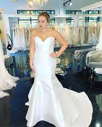 Mikado Fit And Flare Wedding Dress Fit And Flare Wedding Dress Wedding Dress Boutiques Dresses