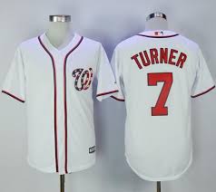 Trea vance turner is an american professional baseball shortstop for the washington nationals of major league baseball. Nationals 7 Trea Turner White New Cool Base Stitched Mlb Jersey Mlb Jersey Outlet Review Cheap