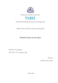 O abordare interdisciplinara la confluenta dintre stiinta economica si stiinta politica 2018. Doc Modelul Suedez De Dezvoltare Sontu Andrei Siliviu Academia Edu