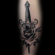 Also, these are too thick to be absorbed by your skin which means you will have a sticky. 100 Killer Dagger Tattoos With Meanings And Ideas Body Art Guru