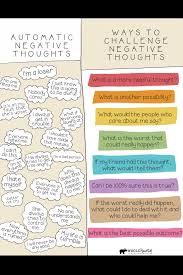 Teachers Parents Get Your Free Poster To Help Your Young Ones Challenge Automatic Negative T In 2020 Cognitive Behavioral Therapy Negative Thoughts Behavioral Therapy