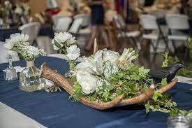 Wedding Centerpiece Moose Antler Antler Wedding Moose Antlers Wedding Centerpieces