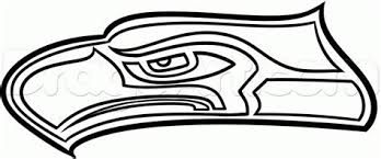 Seattle seahawks logo coloring page from nfl category. Seahawks Coloring Pages Learny Kids
