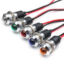 14mm 12v Led Panel Pilot Dash Light Indicator Warning Light Car Boat Signal Lamp Sale Banggood Com