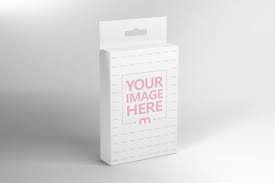 Download Cardboard Hang Tab Box Mockup Generator Mediamodifier