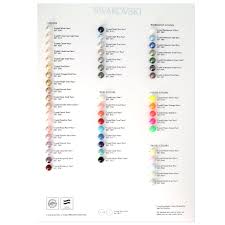 Swarovski Crystal Pearls Color Chart 2017 Pearls
