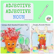 A noun is a kind of word (see part of speech) that is usually the name of something such as a person, place, thing, animal, or idea. Adjective Adjective Noun Drawing Lessons For Kids Kinderart