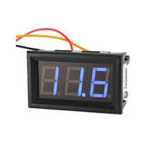An inexpensive analog multimeter or voltmeter is an incredibly handy tool to have around your house. Buy 0 56 0 100v 3 Wire Dc Voltmeter Blue Online At The Best Price