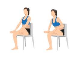 Chair Pigeon Pose