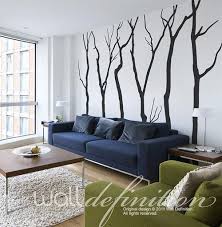 Forest Themed Living Room Modern Forest Themed Living Room Vinyl Wall Tree Home Decor Indoor Decor