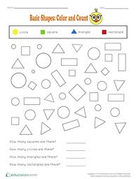 Esl printable worksheets in order to learn shapes vocabulary, to study vocabulary and to practice. Kindergarten Shapes Worksheets Free Printables Education Com