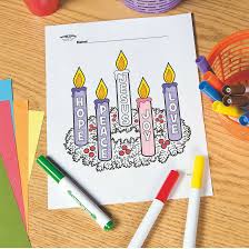 Coloring is a fun activity for children. Advent Wreath Free Printable Coloring Page Fun365